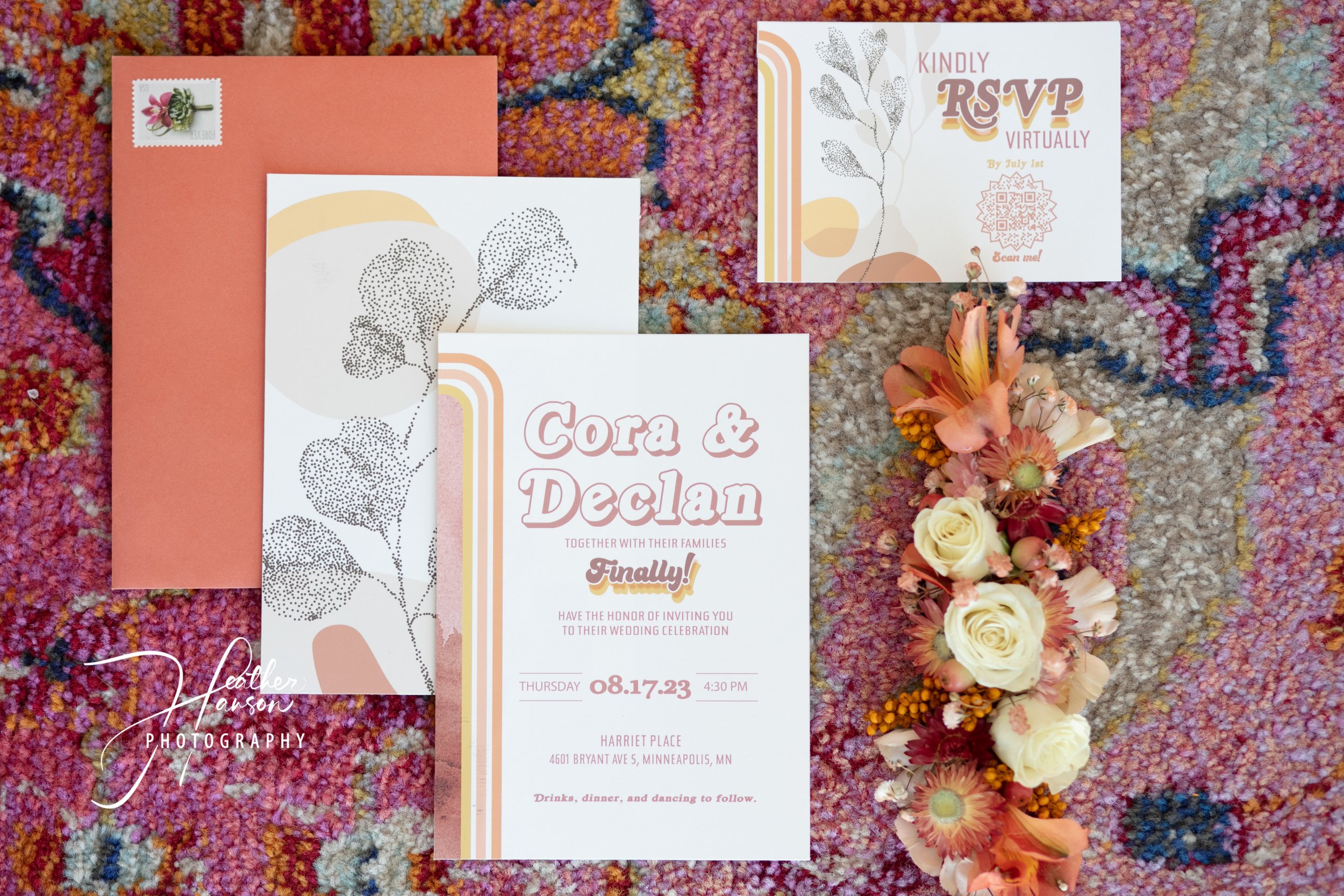 Retro style wedding Invitations Bespoke2.JPG
